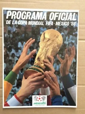£47.99 • Buy World Cup Finals 1986. Official Mexican Programme