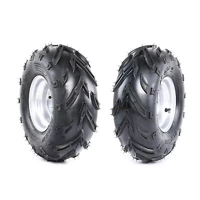 2pcs 16x8-7 Front Rear Tire On Rim Wheel 3 Lug ATV Quad Go Kart Buggy 4 Wheeler • $145.99