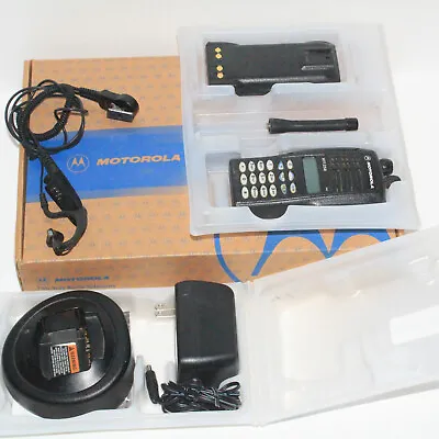 Motorola HT1250 LS+ AAH25RDH9DP5AN 403-470 MHz UHF W ACCESSORIES In ORIGINAL BOX • $219.65