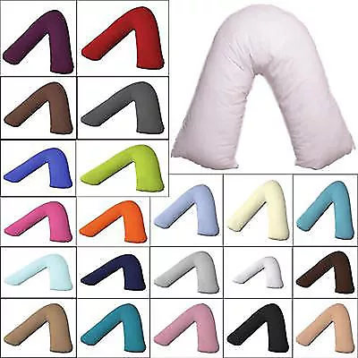 V Shaped Pillow Orthopaedic Maternity Pregnancy Baby Nursing Back Neck Support • £2.69