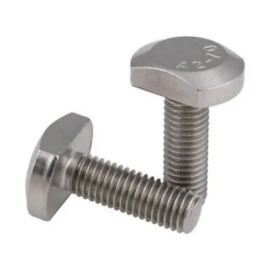 M6 M8 M10M12 304 Stainless T Bolts For T-Slot T Head Slot Bolt Hammer Head Screw • $5.99