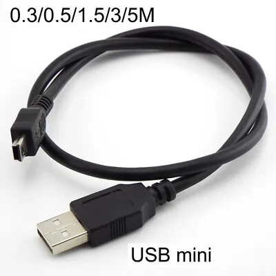 0.5/3/5M Mini USB Data Sync Charging Cable Cord Charger Line MP3 MP4 DVR Camera • $1.89