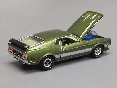 '73 1973 Ford Mustang MACH 1 Ivy Green 351 Rear Spoiler Factory Stock 1/64 VHTF • $21.73