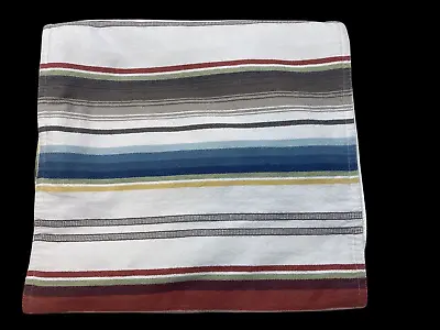 Gorgeous Pottery Barn Espadrille Stripe Table Runner 18x108 Fabric Multi Color • $23