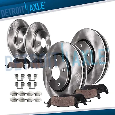 Front & Rear Rotors Brake Pads For Ford Fusion Mazda 6 Lincoln MKZ Mercury Milan • $137.75