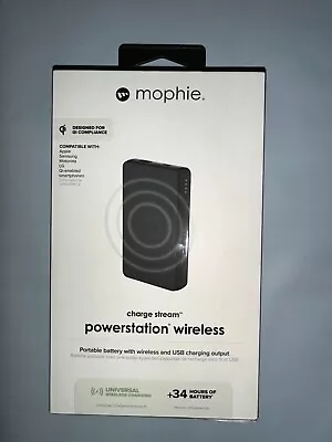 Mophie Charge Stream Wireless Powerstation For Qi Enabled Smartphones 34 Hours. • $22