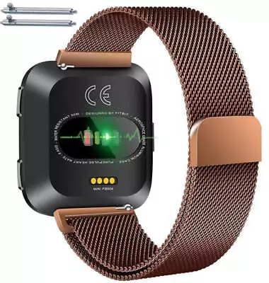 Brown Magnetic Clasp Metal Steel Mesh Milanese Bracelet Watch Band Strap #5045 • $14.95