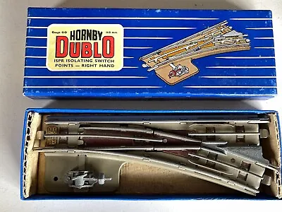 Hornby Dublo Oo Gauge - 3 Rail Right Hand Isolating Switch Points Boxed • £3.80