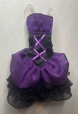 Monster High Doll Elissabat Frights Camera Action Dress Purple Black For 11” • $14.95