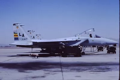 4777 Original Military Aircraft Slide F-15a Eagle 73-0107/la 58ttw Usaf 1982 • $2.50