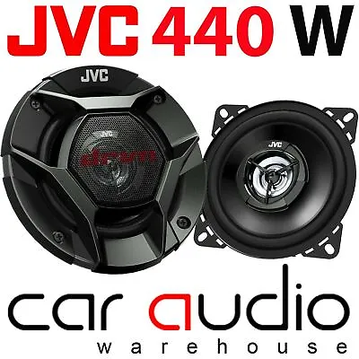 JVC CS-V428 4  10cm 440 Watts Total Pair 2 Way Car Van Door Coaxial Speakers • £21.99