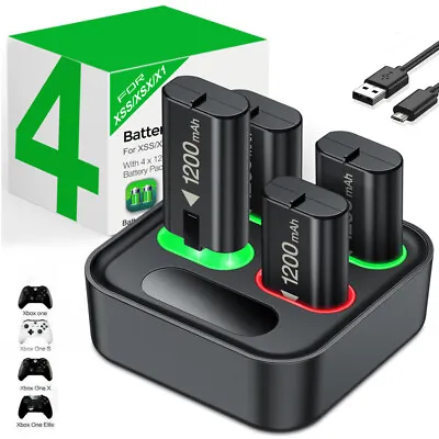 $29.69 • Buy For Xbox One Series S X Controller Rechargeable Battery Pack + Charging Dock