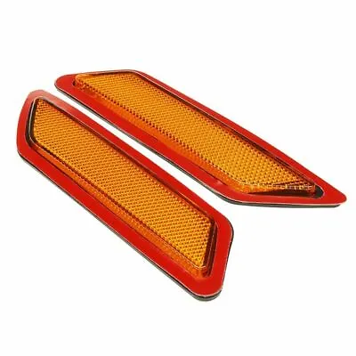 AMBER SIDE MARKER LAMPS BUMPER REFLECTOR Fit 2012-2015 BMW F30 F31 3-SERIES • $17.99