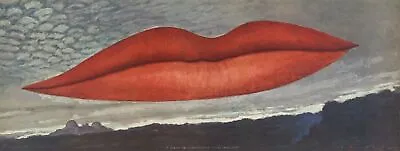 MAN RAY Lips (No Text) 1966 • $350