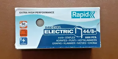 £7.99 • Buy Rapid Special Electric Staples 44/8+ 5000 Staples