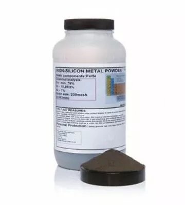 Iron Silicon Metal Powder - 230 Mesh - Premium Quality FREE P&P • £14.97