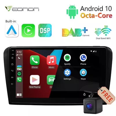 CAM+Head Unit For Mazda 3 BK 2004-2009 GPS 9  Car Stereo Radio Android CarPlay • $269.99