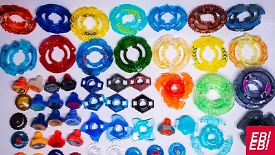 CHOOSE YOUR BEYBLADE PART TAKARA Clear Wheel Facebolt Spin Track Tip Masters 4D • $4