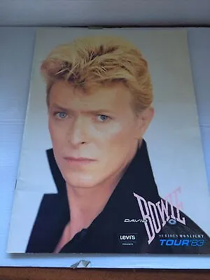 £14 • Buy David Bowie Official Programme European Serious Moonlight Tour '83
