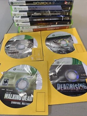 $32.89 • Buy Xbox 360 10 Game Lot Bundle Batman Fast Furious Star Wars Resident Evil 5 Madden