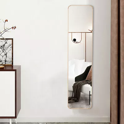 Full Length Mirror Wall-Mounted Rectangle Dressing Mirror Bedroom Vanity Mirrors • £27.95