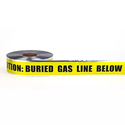 Mutual Industries  Gas Line  Underground Detectable Tape 3  X 333.33 Yds. Yellow • $52.69