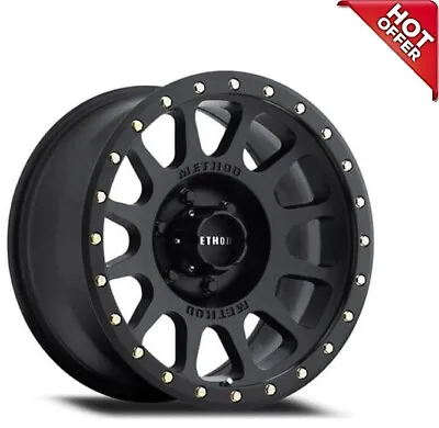 4ea 17  Method Wheels MR305 NV Matte Black Off Road Rims (S5) • $1196