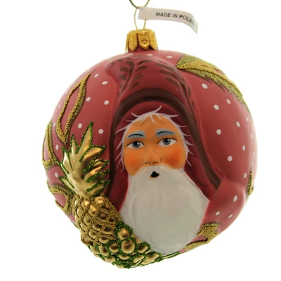 $47.99 • Buy Vaillancourt Folk Art JINGLE BALLS FLORAL FATHER Christmas Folk Art OR14502