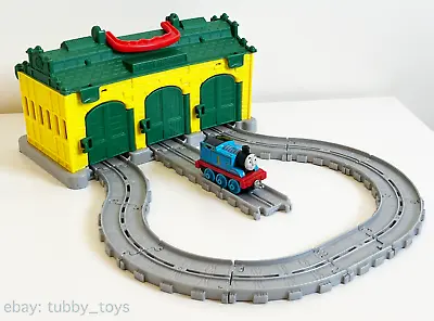 Tidmouth Sheds Carry Case + Thomas The Tank Engine Toy: Take-n-play / Take Along • £15