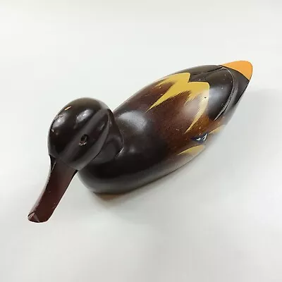 Frankenmuth Gallery Wood Hand Painted Mallard Duck Decoy Female Hen Michigan • $34.99