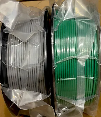 2x Plas3D Green+Gray PLA 2.85mm 3D Printer Filament MakerBot Ultimaker Lulzbot • $44.95