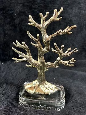 Metal Tree 6.5 Inch Tall Home Decor Decretive Display Tree Gold Silver Used • $15.99