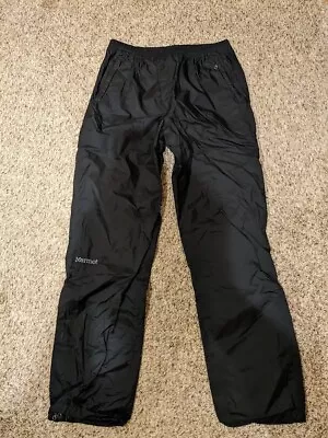 Marmot Precip Rain Pants Men's - Medium Tall - Black Excellent • $34