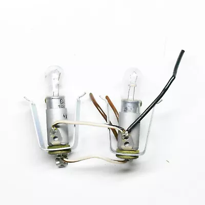 Vintage McIntosh Mac 1900 Receiver Speaker Bayonet Bulb Clip-in Sockets - Pair • $22.49