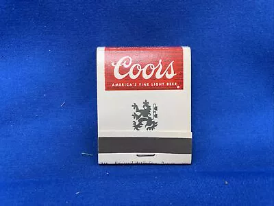 Vintage Retro Coors Beer Unused Unstruck Matchbook Matches • $3.99