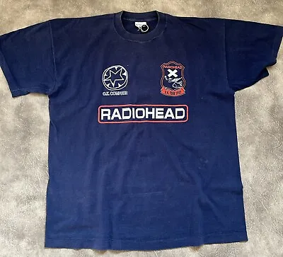Vintage Original Radiohead Ok Computer 1997 Tour T Shirt Single Stitch  • £300