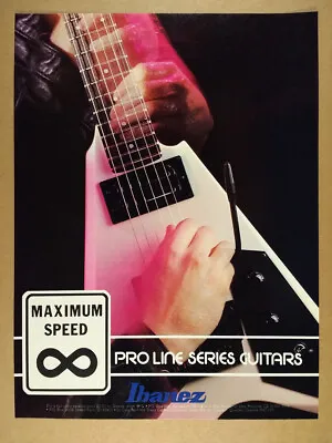 1985 Ibanez Pro Line Series Guitars Vintage Print Ad • $9.99