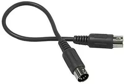 Hosa MID-301BK 5-Pin DIN To 5-Pin DIN MIDI Cable 1 Foot • $12.59