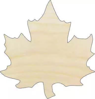 Leaf Maple - Laser Cut Out Unfinished Wood Craft Shape LEF30 • $61.29