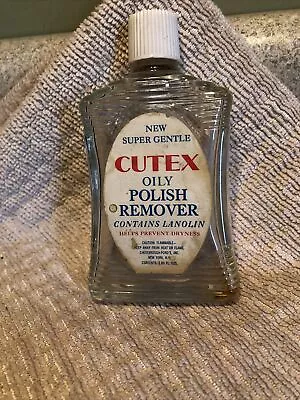 Cutex Vintage Nail Polish Remover Bottle Empty • $10