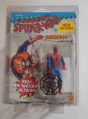 Marvel Super Heroes The Amazing Spider-Man Real Web-Shooting Action 1991 TOY BIZ • $15