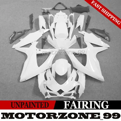 Unpainted ABS Fairing Bodywork Kit For Suzuki GSX-R600 GSXR 750 2008-2010 09 K8 • $226