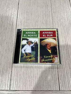 Vicente Fernandez & Ramon Ayala Arriba El Norte Y Sur CD 1991 Sony Rare OOP New • $14.99