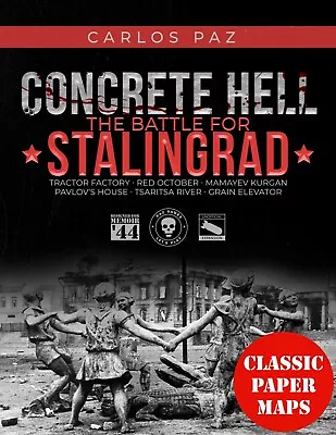 MEMOIR 44 CONCRETE HELL PAPER BATTLE FOR STALINGRAD 6map Expansion Eastern Front • $169.95