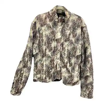 UbU Jacket Puffy Animal Print Art To Wear Women Size Large • $43