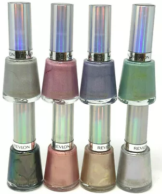 $19.99 • Buy (8) Revlon Nail Enamel Nail Polish Full Set HOLOCHROME COLLECTION No Repeats
