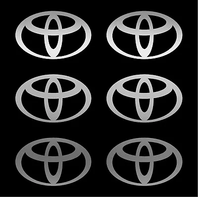 Small Toyota Logo 6 Small Vinyl Decals Car 2  3  Toyota Symbol Stickers • $5.49