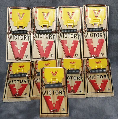 Lot Of 9 Industrial Victor M035 Easy Set Disposable Mouse Rodent Traps Brand New • $9.99