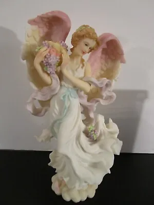 Vtg Seraphim Classics Angel Nina Heavenly Harvest #81491 Retired Roman Inc 1998 • $54.95