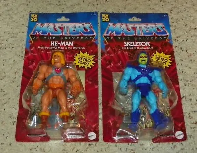 Masters Of The Universe Origins - He-Man & Skeletor - 5.5  Action Figures • $22.91